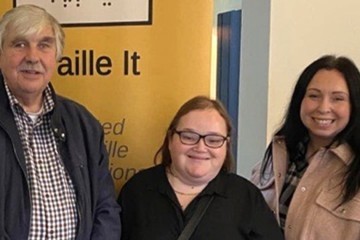 Chris Tattersall of Braille IT with Annette Summers and Rachel Newman of Open Awards 1200px.jpg.jpg