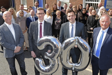 The Begbies Traynor team marks 30 years in Preston
