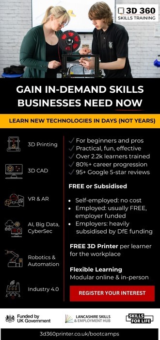 LBV AM Skills Bootcamps Block Ad Skyscraper