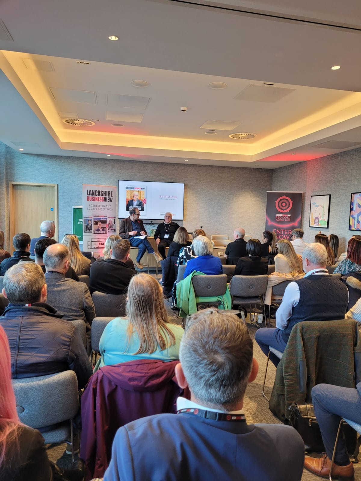 Mag launch event in Blackpool networking