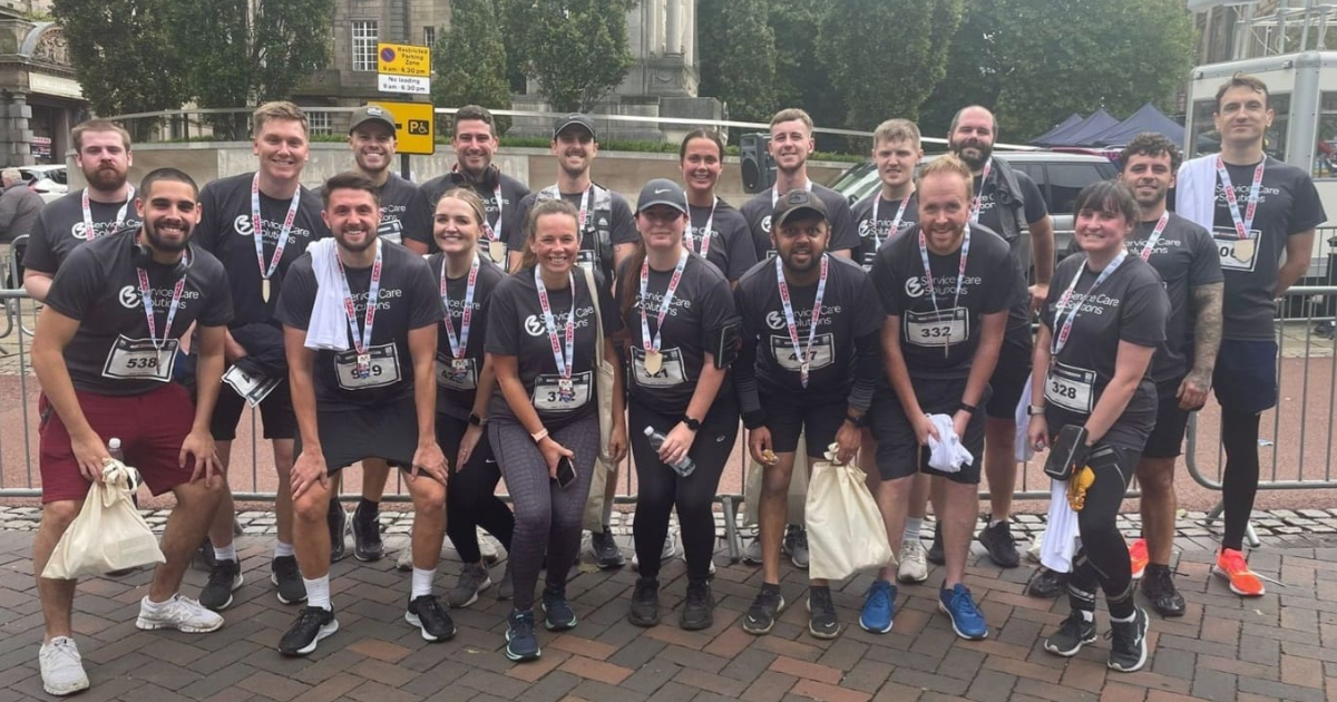 Service Care Solutions raises over £1,200 for Recycling Lives charity