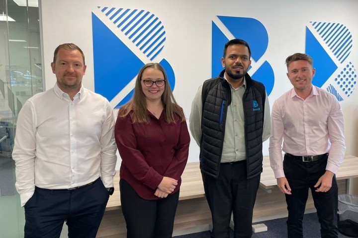 Alex Lee Emma Renshaw Riaz Bapu Jonathan Lloyd at Breck