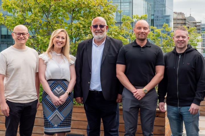 Laurence Tan (Investment Associate, Praetura Ventures); Charlie Morris (Director, Corporate Finance (Mergers & Acquisitions); Ian Rose (Chairman, Audiebant); Josh Dean (CEO, Audiebant); Peter Carway (Investment Director, Praetura Ventures)