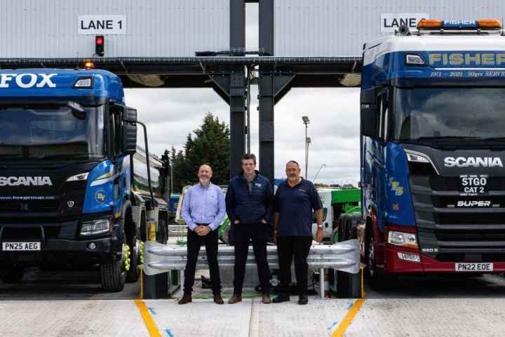 Colin Fisher, Paul Fox CEO and Gary Fisher.