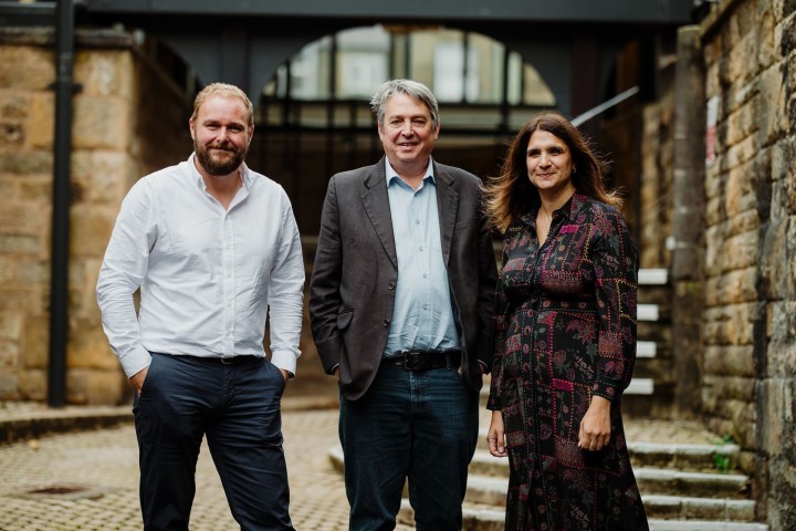COO Nik Southworth, CEO Michael Gibson, CFO Sonia Davies.