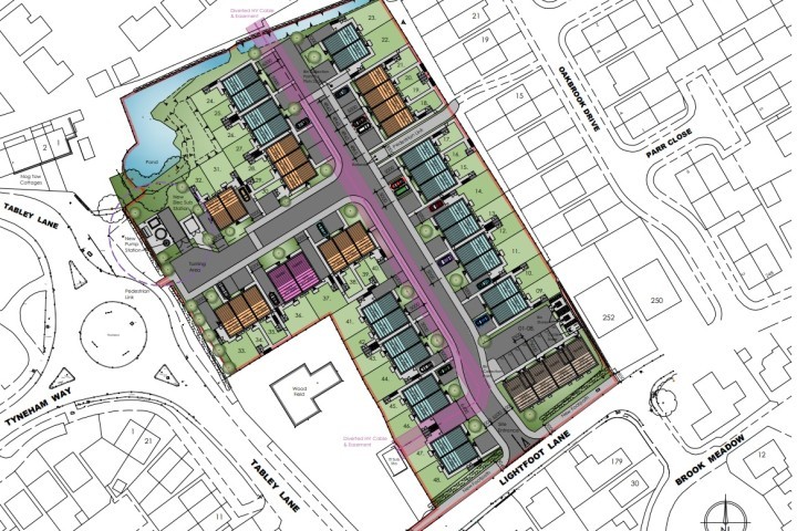 Map of the Lightfoot Lane site