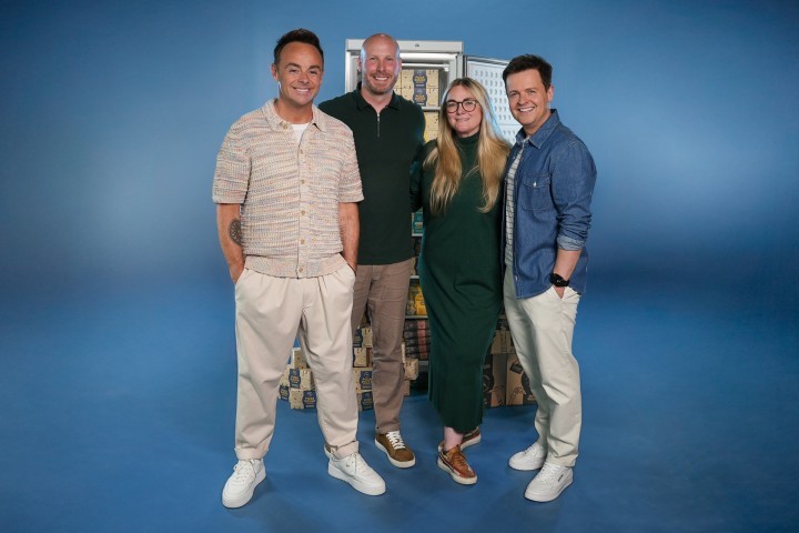 Ant and Dec and Amy and Chris Cheadle 