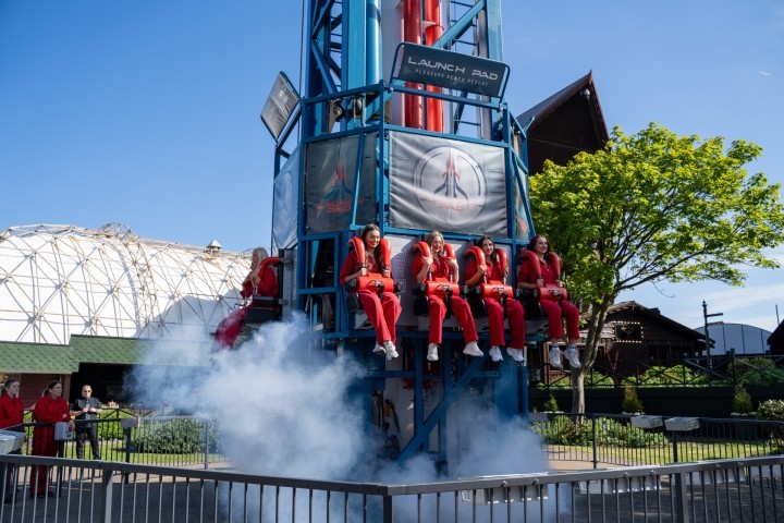 Launch Pad ride at Blackpool Pleasure Beach