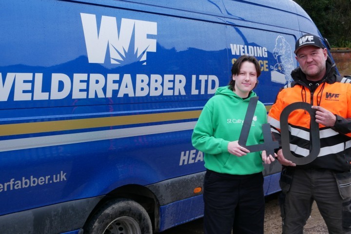 Baz Martin with Kate O'Donnell