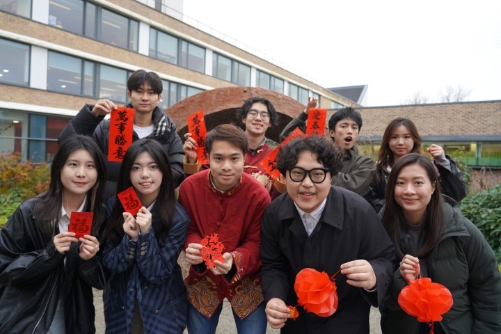 Josh Leung Centre In Red Chinese New Year Lancaster