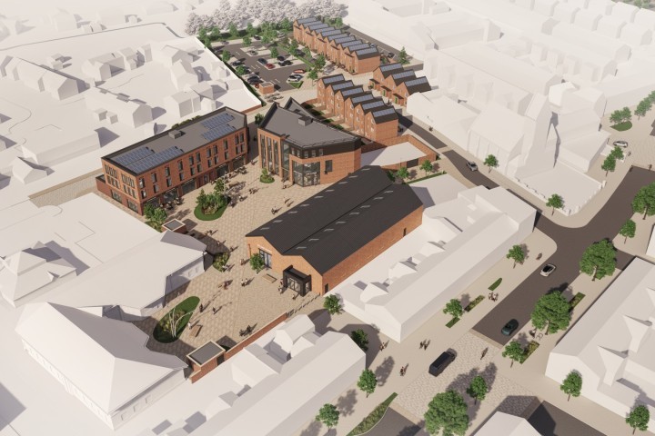 Aerial view of Leyland