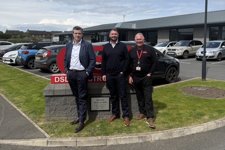 Fox Group CEO Paul Fox, DSD CEO Shaun Nugent and DSD MD Martin Tweddle