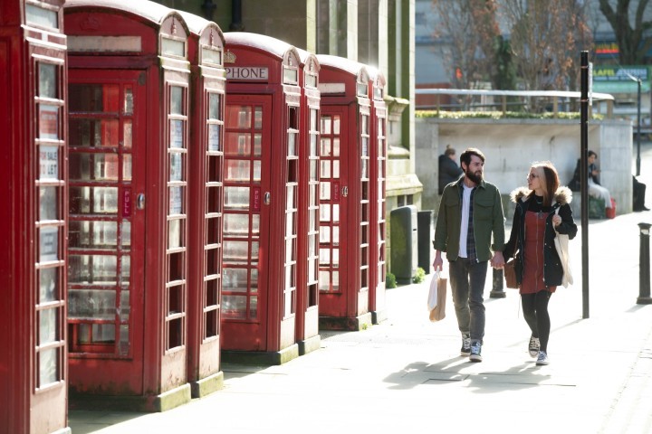 The phone boxes