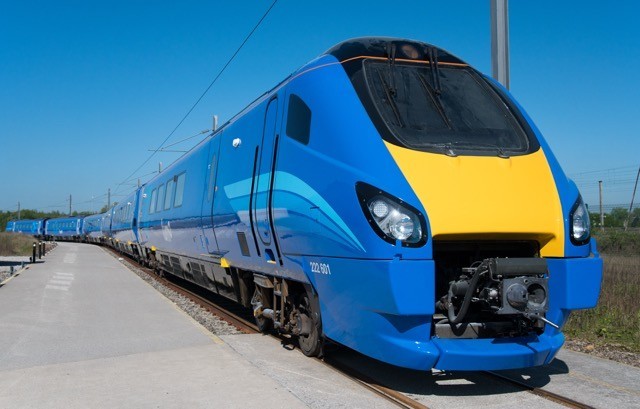 The first West Coast line train by Lumo