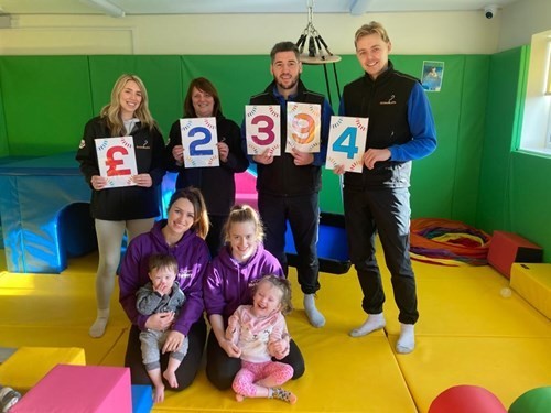 L To R Back Row Aimee Brierley Julie Buck Josh Norgate Josh Brierley From Access4lofts With Staff And Children From Rainbow Hub 1