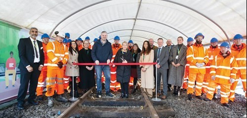 Andrew Stephenson Mp And Sara Britcliffe Mp Cut Ribbon On New Railway Maintenance Facility At Accrington Rossendale College Press