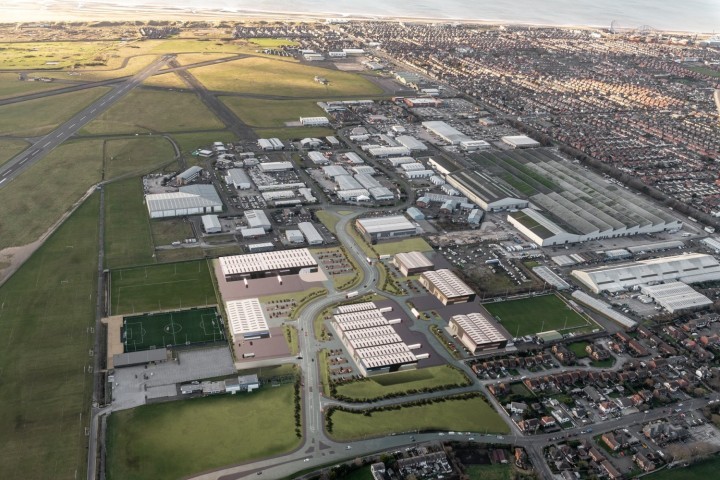 Blackpool Airport Enterprise Zone Eastern Gateway Artist Impression