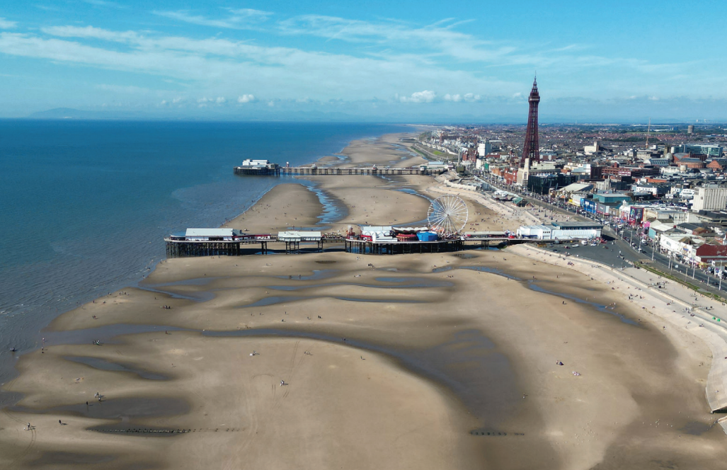 Blackpool beach
