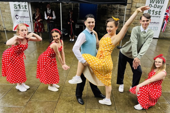 Burnley College dance and performing arts students were dressed in 1940s outfits provided by SDA.jpg.jpg