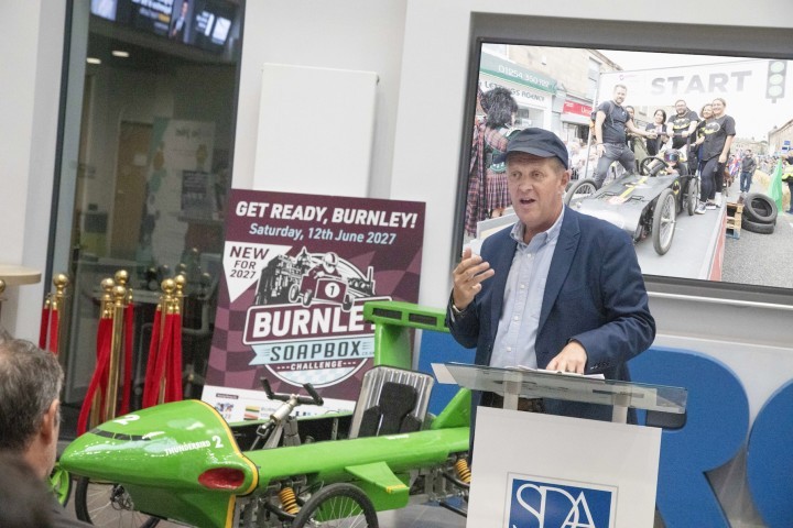 BURNLEYS BUDDING SOAPBOX RACERS GET READY TO ROLL FOLLOWING COLLEGE WORKSHOP Pictured Murray Dawson of organisers Scott Dawson Advertising.jpg.jpg