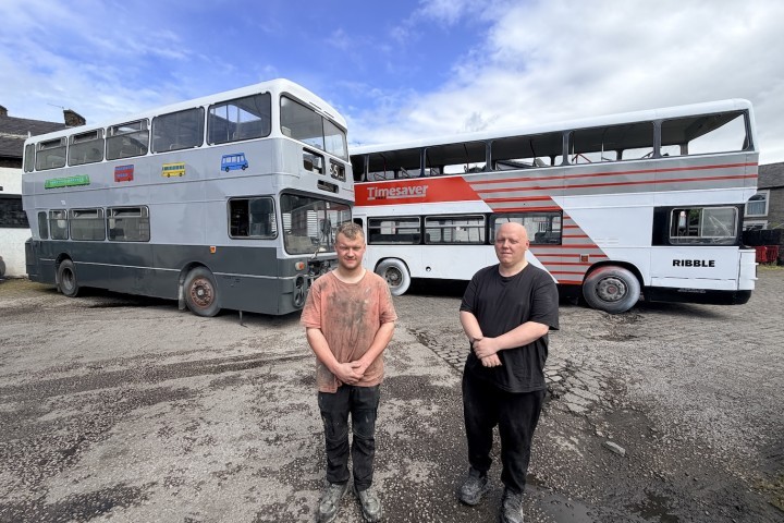 From L-R Matthew Hunt and Jonathan Graham from Town & District Transport Trust.JPG.jpg