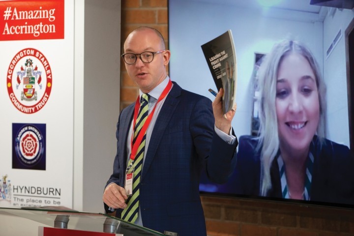 GUEST SPEAKERS AT THE AMAZING ACCRINGTON BUSINESS LEADERS MEETING INCLUDED POLICE AND CRIME COMMISSIONER ANDREW SNOWDEN AND MP SARA BRITCLIFFE.jpg.jpg