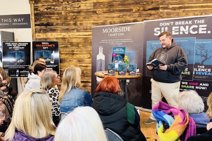 Heath Groves will read extracts from The Series of Silence at Accrington DOME.JPG.jpg