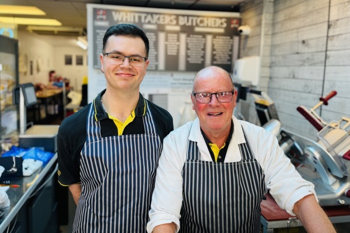 Jack Rushworth and John Whittaker from Whittakers Butchers in Oswaldtwistle.jpg.jpg