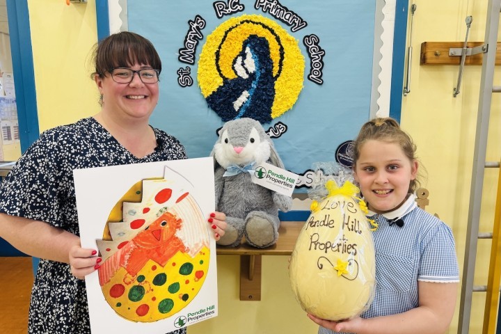 Lily Cregan aged 10 was the winner of the Padiham Easter competition.jpg.jpg
