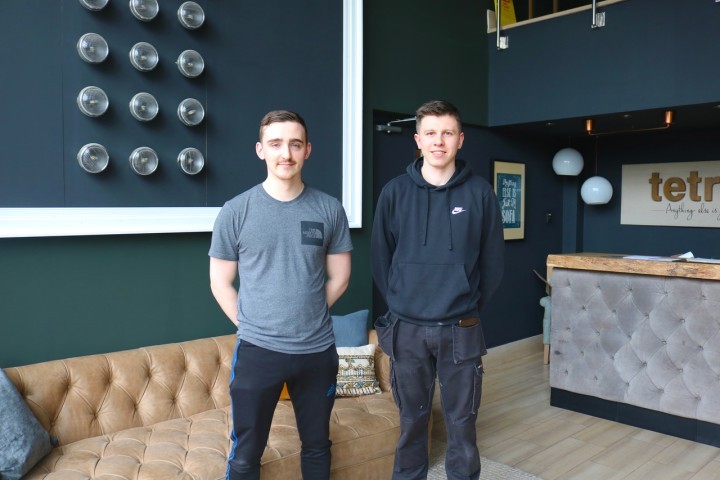 NLTG APPRENTICESHIP ACHIEVERS AT TETRAD, THOMAS CHARNLEY (LEFT) AND JACK WEBSTER (RIGHT).jpg.jpg