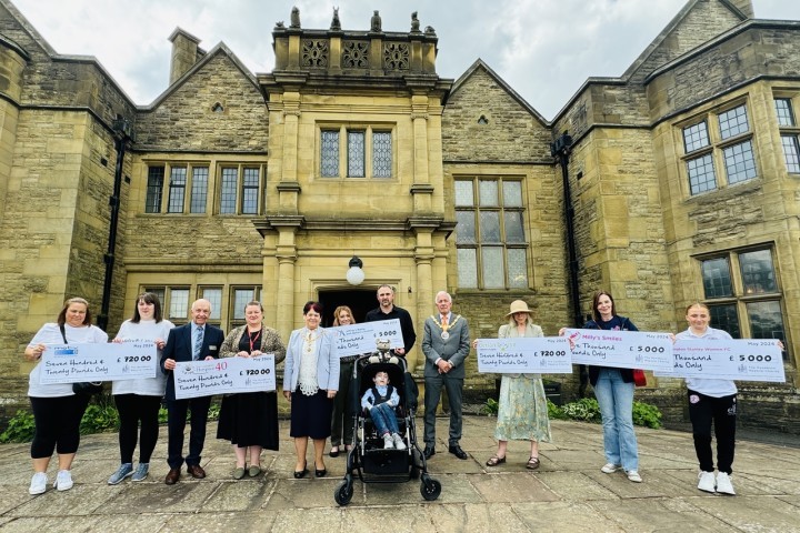 OVER £17,000 WAS PRESENTED TO SIX LOCAL CAUSES FROM THE MAYOR’S CHARITY FUND DURING A SPECIAL PRESENTATION AT HAWORTH ART GALLERY.jpg.jpg