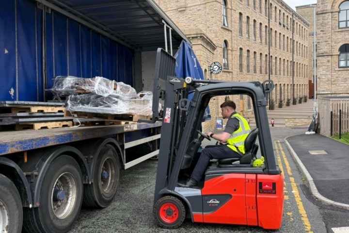 Store First Manager Michael Webster was on hand to unload Alexandra Snooker Pool Halls equipment during major refurbishment.jpeg.jpg