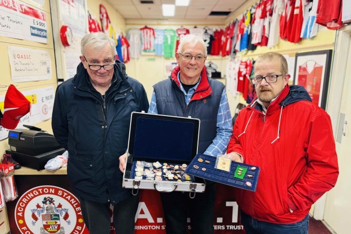 The impressive pin badge collection was acquired by the OASST at their shop in the Arndale and will join their fantastic heritage collection.jpg.jpg
