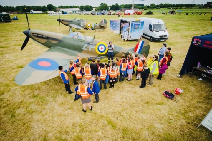 The replica Spitfire and Hurricane will sit side by side at Towneley Park.jpg.jpg