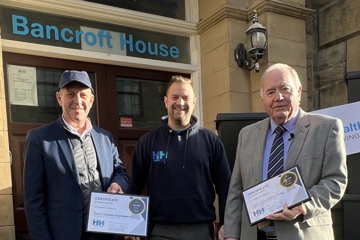 TONY GRIMSHAW OBE AND MURRAY DAWSON HAVE BECOME HEALTHIER HEROES PATRONS PICTURED WITH MANAGING DIRECTOR ANDREW POWELL.jpeg.jpg