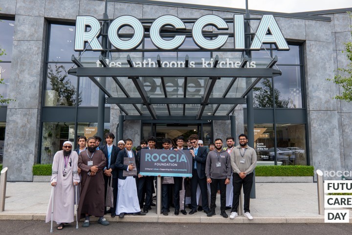 Group photo outside the retail side entrance of ROCCIA.jpg.jpg