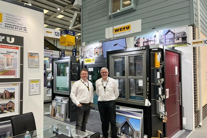 Ross Dickens, Operations Director at Weru UK (left) & Graham Lindsay, Managing Director at Weru UK (right) at the NSBRS last year.jpg.jpg