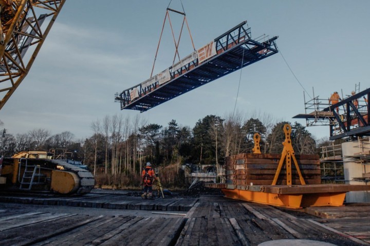 Work on the bridge