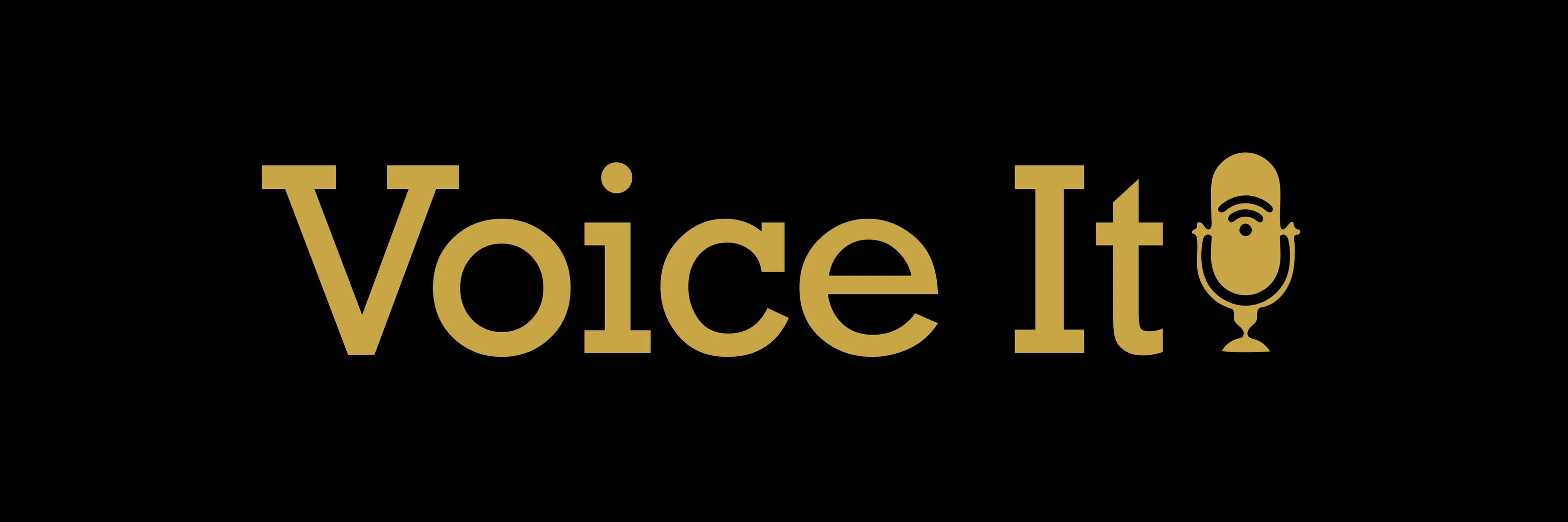 Voice It Podcast Agency Logo