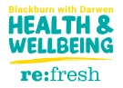 The Health and Wellbeing Team, Blackburn with Darwen Borough Council Logo